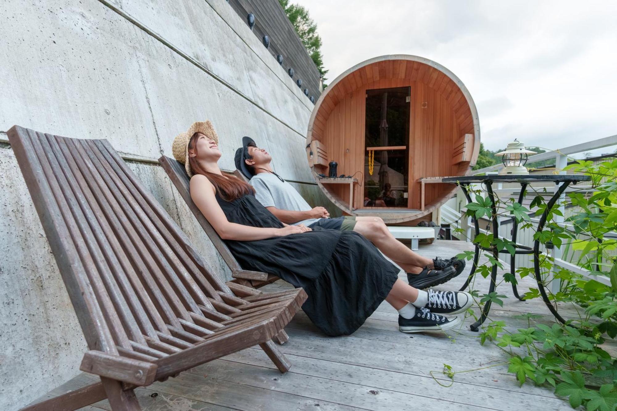 Mount Fuji Panorama Glamping Pensionat Fujikawaguchiko Eksteriør billede